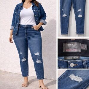 Torrid Bombshell Skinny Jeans – Size 22S 👖